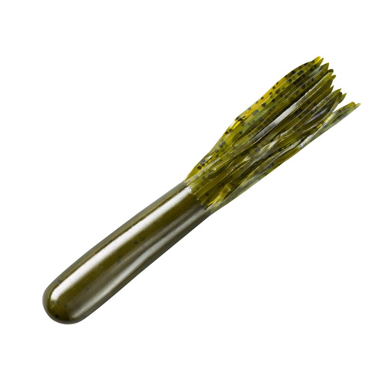 Yum Lures Tube Green Pumpkin 4 in, one Size